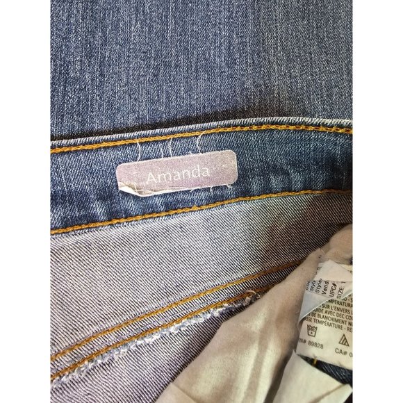 Gloria Vanderbilt Amanda Women's Denim Blue Jeans, Size 12 - Picture 5 of 6